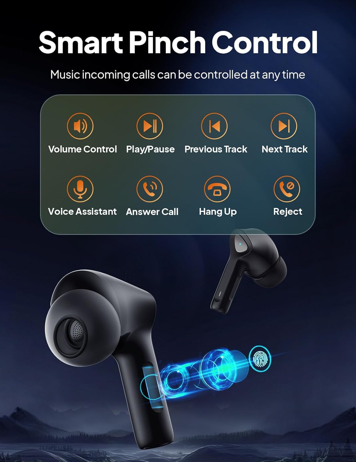 Wireless Earbuds Bluetooth V5.3 Headphones 50H