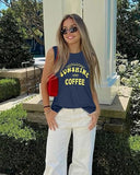 Womens Tank Tops Summer T Shirts Sleeveless Casual Loose