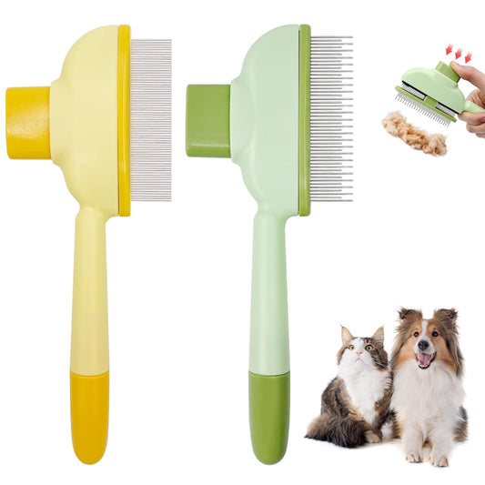 Flea Comb for Cats Dogs Brush for Shedding Pet Hair Removal