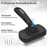 Self Cleaning Shedding Brush - Skin Friendly Grooming Tool