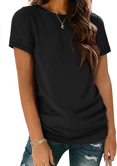 Womens T Shirt Summer Tops Short Sleeve Fashion
