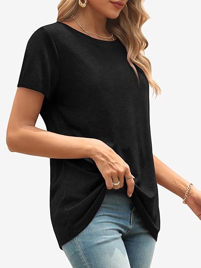 Womens T Shirt Summer Tops Short Sleeve Fashion