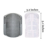 2 Pack Softer Self Groomer with Catnip Wall Corner Massage