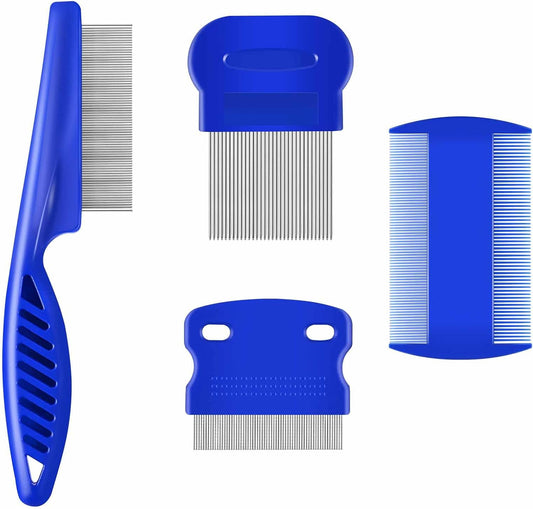 4 Pack Flea Lice Comb