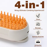 4 in 1 Cat Steam Brush, Rechargeable