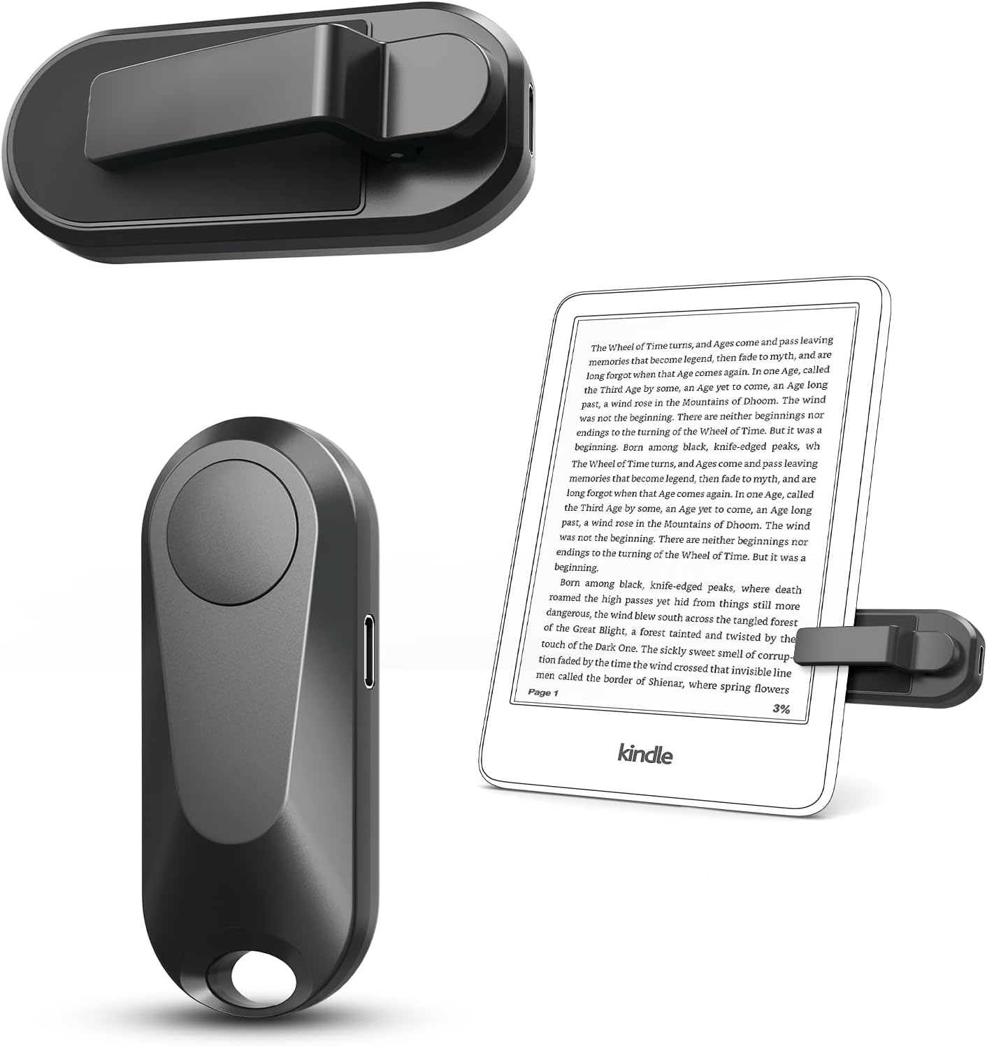 Remote Control Page Turner for Kindle Paperwhite Oasis Kobo eReaders,