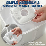 Cat Water Fountain Filters, 4 Pack