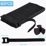 60 PCS 6 Inches Reusable Cable Ties,
