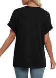 Womens Summer Tops Short Dolman Sleeve Shirts