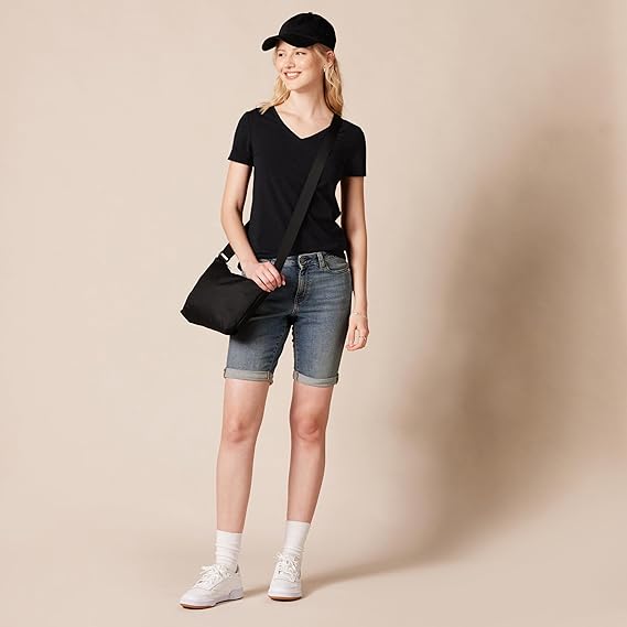 Women's Classic-Fit Short-Sleeve V-Neck T-Shirt