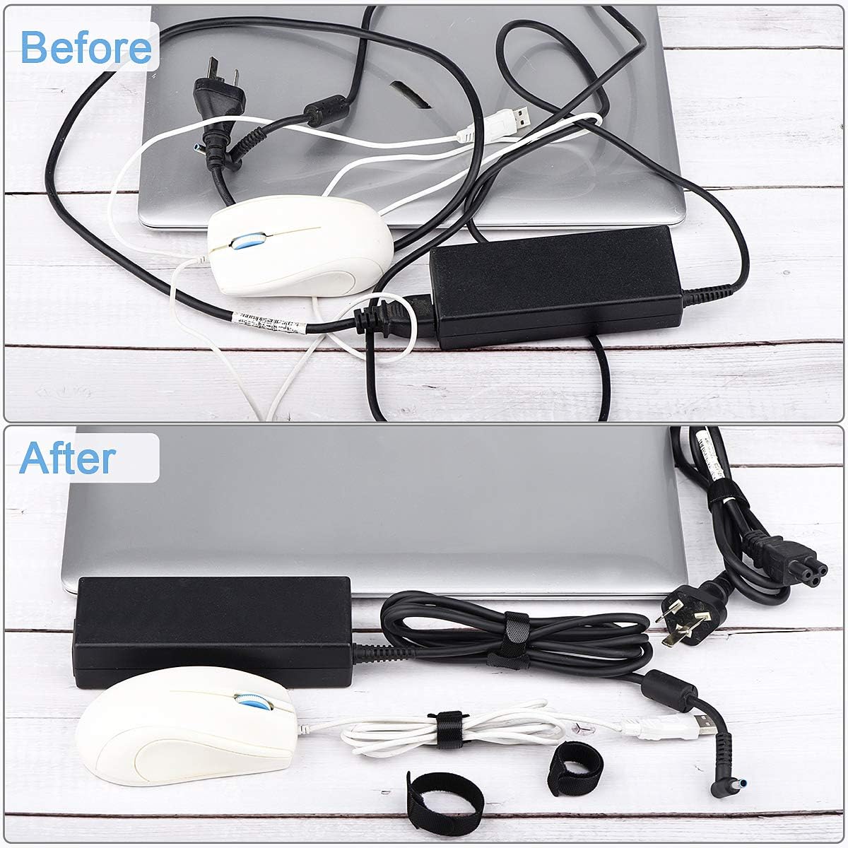 60 PCS 6 Inches Reusable Cable Ties,