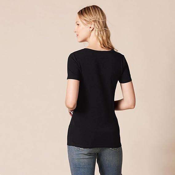 Women's Classic-Fit Short-Sleeve V-Neck T-Shirt