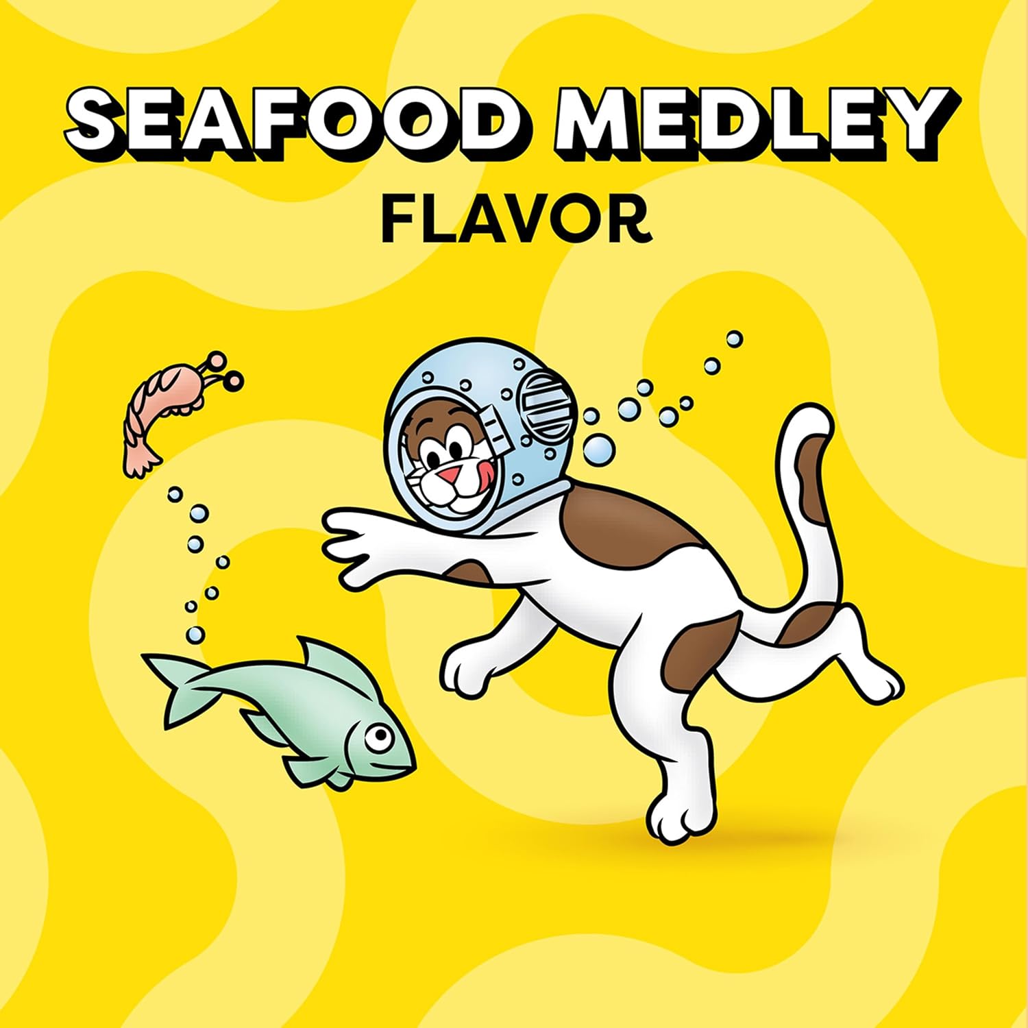 Classic Crunchy and Soft Cat Treats Seafood Medley Flavor, 30 oz. Tub