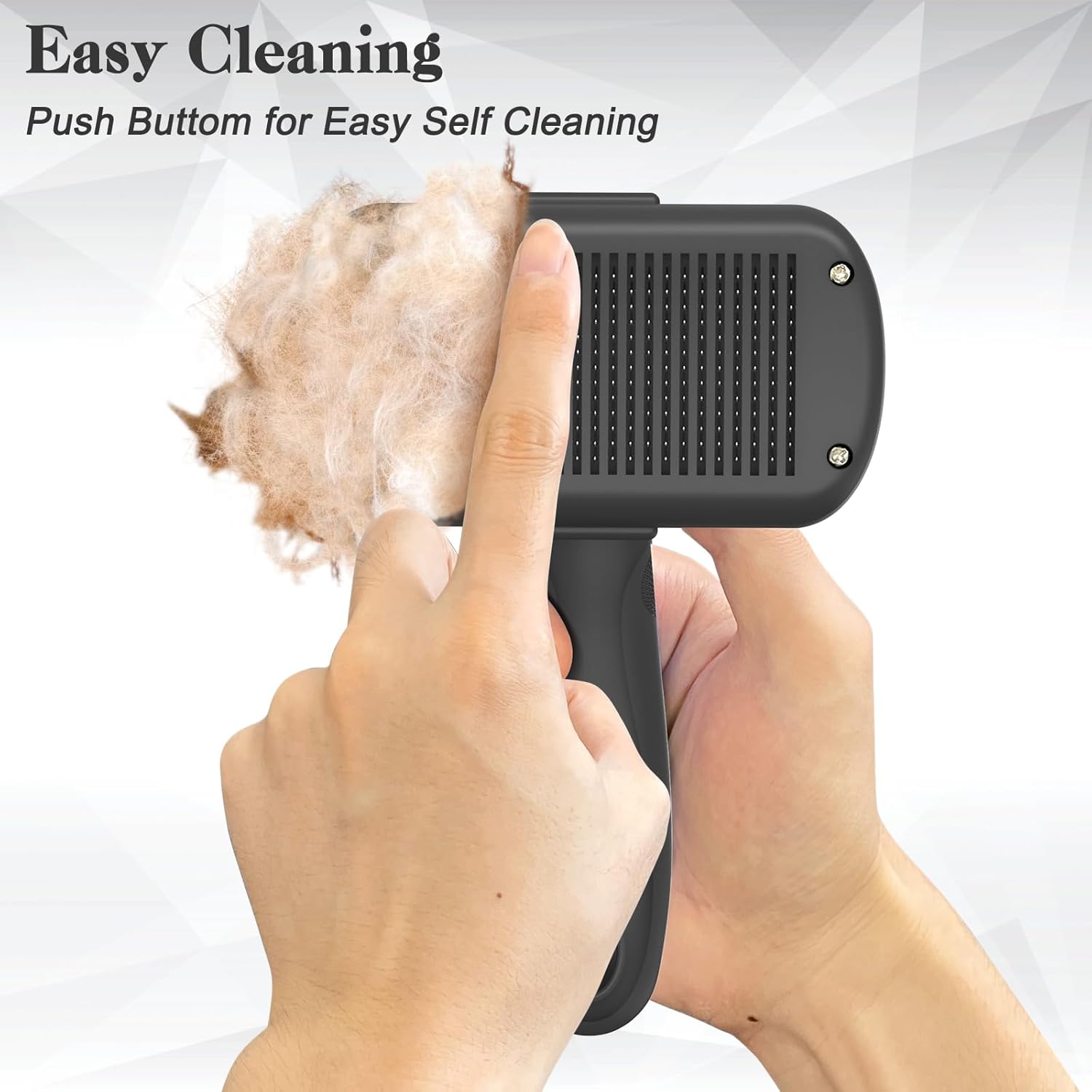 Self Cleaning Shedding Brush - Skin Friendly Grooming Tool