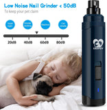 Dog Nail Grinder Upgraded - Professional 2-Speed Electric