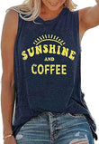 Womens Tank Tops Summer T Shirts Sleeveless Casual Loose