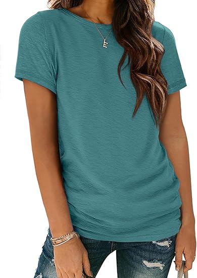 Womens T Shirt Summer Tops Short Sleeve Fashion