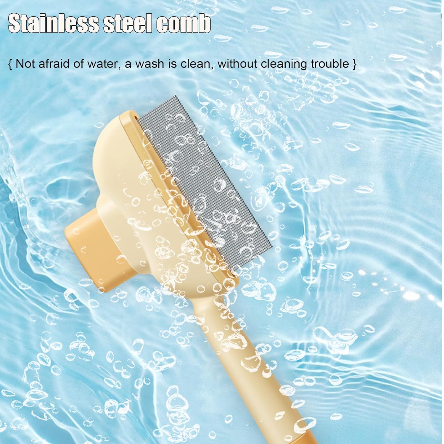 Flea Comb for Cats Dogs Brush for Shedding Pet Hair Removal