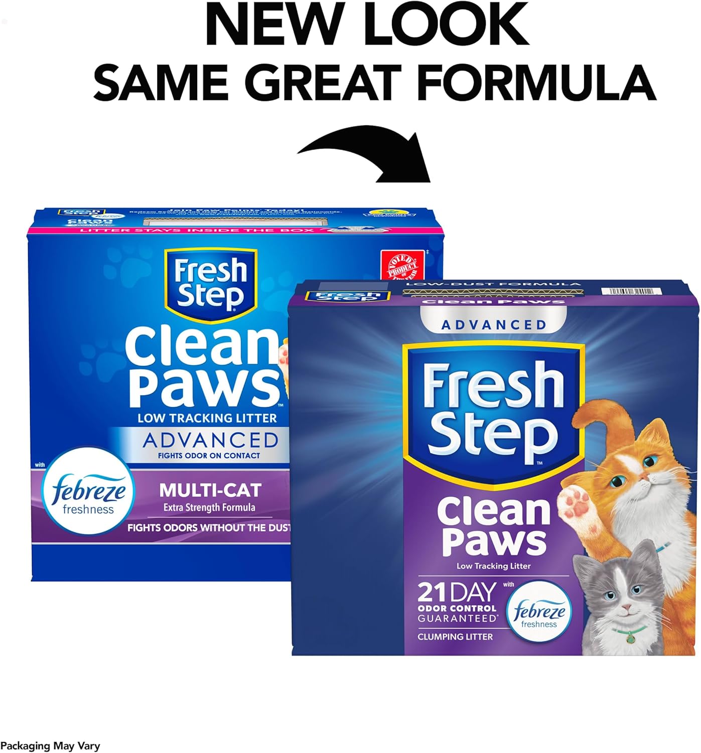 Clean Paws Cat Litter with Febreze Freshness