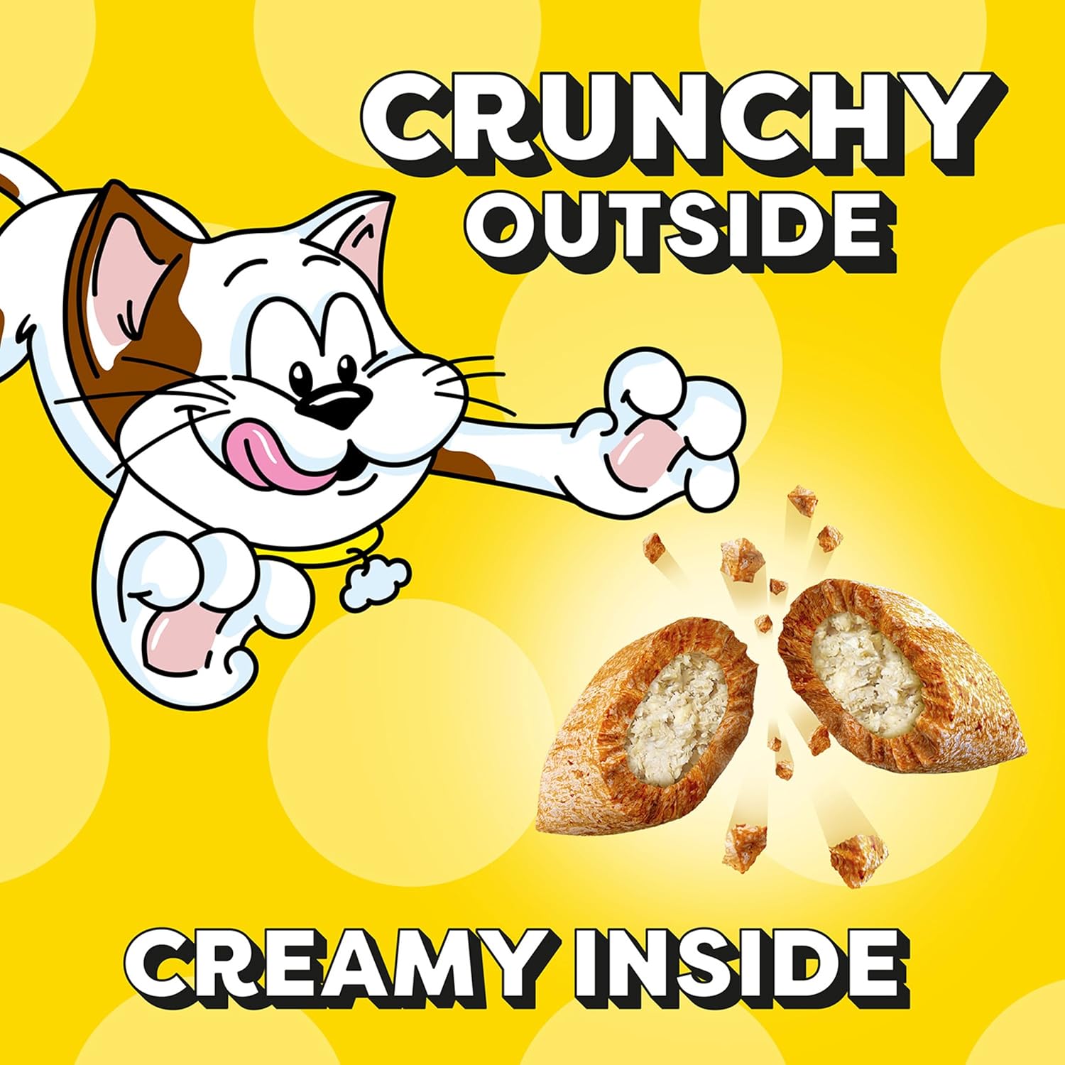 Classic Crunchy and Soft Cat Treats Seafood Medley Flavor, 30 oz. Tub