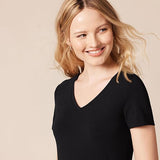 Women's Classic-Fit Short-Sleeve V-Neck T-Shirt
