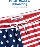 2 in 1 Mens Swim Trunks 7 Inch Swim Shorts Swim Suits Board Shorts